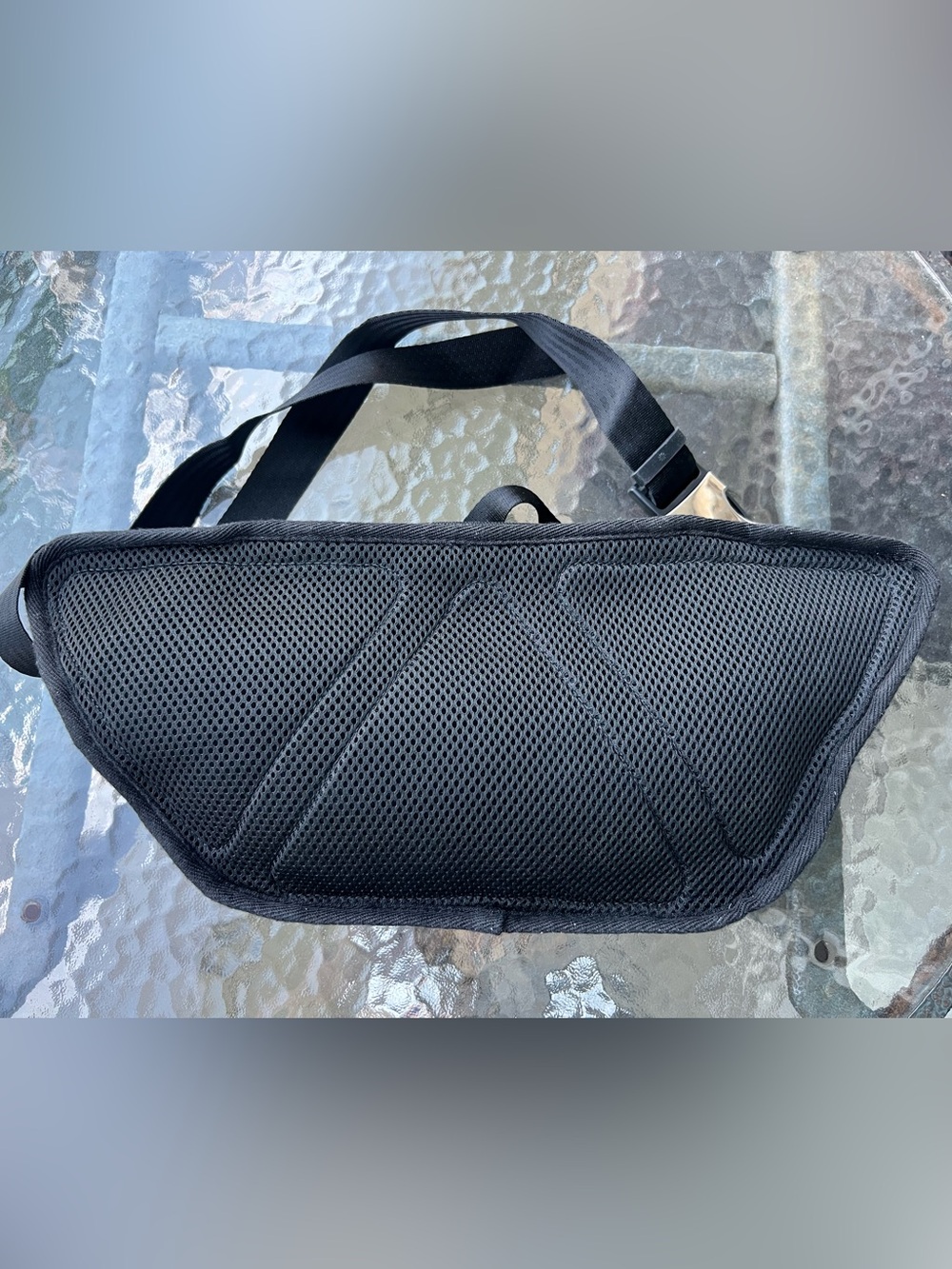 Athleta Excursion Large Belt Bag Black Nylon Crossbody Fanny Pack - Picture 6 of 12